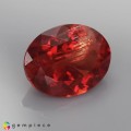 Natural Andesine 1.53 Carats Blood Red Oval 9x7 mm Loose Gemstone - Image 6