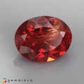Natural Andesine 1.53 Carats Blood Red Oval 9x7 mm Loose Gemstone - Image 7