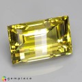 Natural Prasiolite 69.70 Carats Lemon yellow Fancy  29x18 mm Loose Gemstone - Image 7