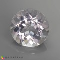 Natural Scapolite 2.09 Carats White Round 9x6 mm Loose Gemstone - Image 2
