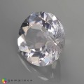 Natural Scapolite 2.09 Carats White Round 9x6 mm Loose Gemstone - Image 3