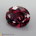 Natural Rhodolite garnet 4.18 Carats Vivid Purplish Pink Oval 11x9 mm Loose Gemstone - Image 2