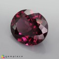 Natural Rhodolite garnet 4.18 Carats Vivid Purplish Pink Oval 11x9 mm Loose Gemstone - Image 3