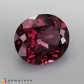 Natural Rhodolite garnet 4.18 Carats Vivid Purplish Pink Oval 11x9 mm Loose Gemstone - Image 6