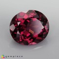 Natural Rhodolite garnet 4.18 Carats Vivid Purplish Pink Oval 11x9 mm Loose Gemstone - Image 7