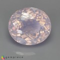 Natural Lavender quartz 22.69 Carats Baby Lavender Oval 19x17 mm Loose Gemstone - Image 1