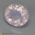 Natural Lavender quartz 22.69 Carats Baby Lavender Oval 19x17 mm Loose Gemstone - Image 3