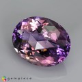 Natural Ametrine 62.67 Carats Purple to Mild Yellow Oval Checker 29x23 mm Loose Gemstone - Image 3