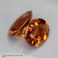 Natural Madeira citrine 21.16 Carats Madeira Orange Oval Checker 18x13 mm Loose Gemstone - Image 5