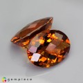 Natural Madeira citrine 21.16 Carats Madeira Orange Oval Checker 18x13 mm Loose Gemstone - Image 6