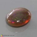 Natural Rainbow opal 15.74 Carats Honey with Rainbow Flashes Oval Cabochon 23x18 mm Loose Gemstone - Image 4