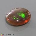 Natural Rainbow opal 15.74 Carats Honey with Rainbow Flashes Oval Cabochon 23x18 mm Loose Gemstone - Image 1