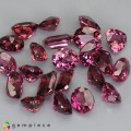 Natural Malaya garnet 22.10 Carats Purplish Pink Mixed Mixed Lot Loose Gemstone - Image 1