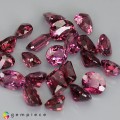 Natural Malaya garnet 22.10 Carats Purplish Pink Mixed Mixed Lot Loose Gemstone - Image 6