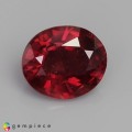 Natural Ruby 0.52 Carats Red  Oval 5x4 mm Loose Gemstone - Image 1