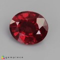 Natural Ruby 0.52 Carats Red  Oval 5x4 mm Loose Gemstone - Image 2