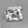 Natural Montebrasite 1.49 Carats White Emerald Cut 7x6 mm Loose Gemstone - Image 7