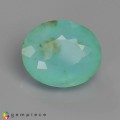 Natural Peru opal 6.20 Carats Paraiba Blue Green Oval 14x12 mm Loose Gemstone - Image 2
