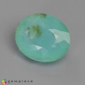 Natural Peru opal 6.20 Carats Paraiba Blue Green Oval 14x12 mm Loose Gemstone - Image 3
