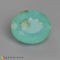 Natural Peru opal 6.20 Carats Paraiba Blue Green Oval 14x12 mm Loose Gemstone - Image 7