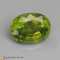 Natural Peridot 8.06 Carats Moss Green Oval 14x10 mm Loose Gemstone - Image 1