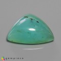 Natural Peru opal 12.72 Carats Paraiba Blue Green Trilliant Cabochon 21x17 mm Loose Gemstone - Image 5
