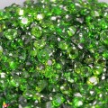 Natural Chrome diopside  2 Carats Chrome Green Round 3x2 mm Loose Gemstone - Image 2