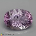 Natural Lavender quartz 32.61 Carats Lavender Concave 25x18 mm Loose Gemstone - Image 1