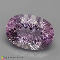Natural Lavender quartz 32.61 Carats Lavender Concave 25x18 mm Loose Gemstone - Image 2
