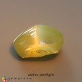 Natural Chrysoberyl cats eye 1.24 Carats Honey Yellow Oval Cabochon 6x5 mm Loose Gemstone - Image 5