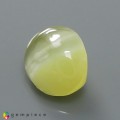 Natural Chrysoberyl cats eye 1.24 Carats Honey Yellow Oval Cabochon 6x5 mm Loose Gemstone - Image 7