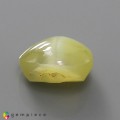 Natural Chrysoberyl cats eye 1.24 Carats Honey Yellow Oval Cabochon 6x5 mm Loose Gemstone - Image 8