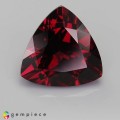 Natural Rhodolite garnet 4.55 Carats Purplish Red Trilliant  11x6 mm Loose Gemstone - Image 1