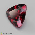 Natural Rhodolite garnet 4.55 Carats Purplish Red Trilliant  11x6 mm Loose Gemstone - Image 3
