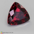 Natural Rhodolite garnet 4.55 Carats Purplish Red Trilliant  11x6 mm Loose Gemstone - Image 7