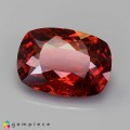 Natural Hessonite garnet 5.07 Carats Cinnamon Red Cushion 12x9 mm Loose Gemstone - Image 7
