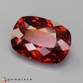 Natural Hessonite garnet 5.07 Carats Cinnamon Red Cushion 12x9 mm Loose Gemstone - Image 2