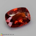 Natural Hessonite garnet 5.07 Carats Cinnamon Red Cushion 12x9 mm Loose Gemstone - Image 5