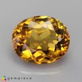 Natural Tourmaline 2.68 Carats Golden Yellow Oval 10x8 mm Loose Gemstone - Image 1