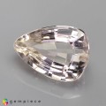 Natural Beryl 7.56 Carats Half White Pear Custom 14x10 mm Loose Gemstone - Image 2