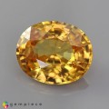 Natural Zircon 3.17 Carats Golden Yellow Oval 10x8 mm Loose Gemstone - Image 3