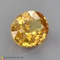 Natural Zircon 3.17 Carats Golden Yellow Oval 10x8 mm Loose Gemstone - Image 5
