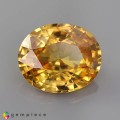 Natural Zircon 3.17 Carats Golden Yellow Oval 10x8 mm Loose Gemstone - Image 7