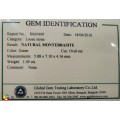 Natural Montebrasite 1.09 Carats Baby Green Oval 7x6 mm Loose Gemstone - Image 2