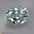 Natural Montebrasite 1.09 Carats Baby Green Oval 7x6 mm Loose Gemstone - Image 1