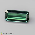 Natural Tourmaline 3.25 Carats Teal Green Emerald Cut 13x6 mm Loose Gemstone - Image 3