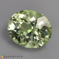 Natural Amblygonite 1.72 Carats Yellowish Green Oval 8x7 mm Loose Gemstone - Image 2