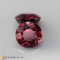 Natural Rhodolite garnet pair 4.70 Carats Purplish Pink Round 8x5 mm Loose Gemstone - Image 1
