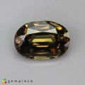 Natural Zircon 1.90 Carats Honey Greenish Yellow Oval 8x6 mm Loose Gemstone - Image 6
