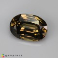 Natural Zircon 1.90 Carats Honey Greenish Yellow Oval 8x6 mm Loose Gemstone - Image 2